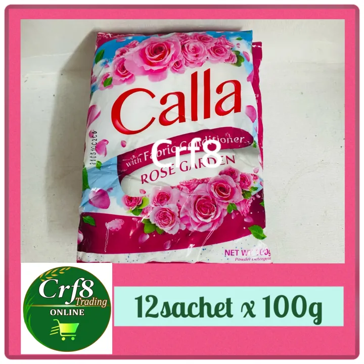 12sachet calla powder 100g rose garden Lazada PH