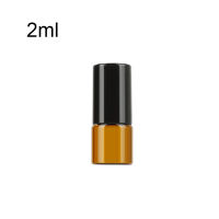 ขวดลูกกลิ้ง สีชา 2ml. (12ขวด70.-)