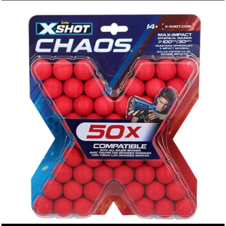 XShots Chaos bullets Refill ball Darts pack Lazada PH