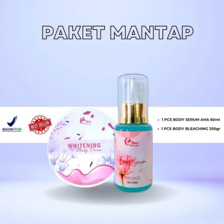 Paket Body Bleaching Dan Body Serum Aha Sangat Ampuh Memutihkan