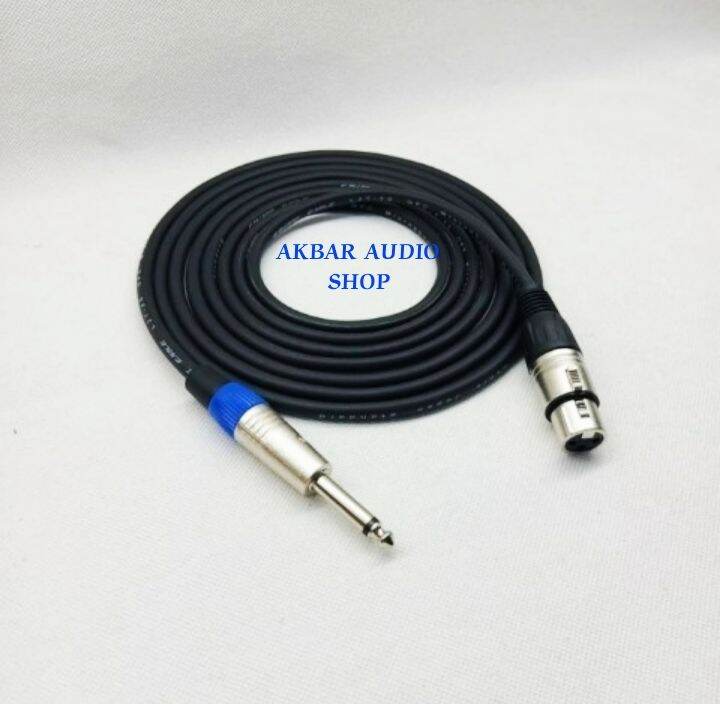 Kabel Mic Canare Standar Meter Jack Akai Mm Male To Xlr Female Lazada Indonesia