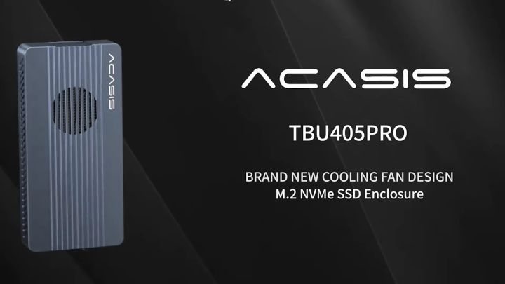 ACASIS 40Gbps Thunderbolt M.2 SSD Enclosure ,Compatible with Thunderbolt  3/4 and USB4.0 ,Support 8TB 