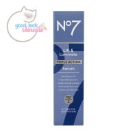 Hot!!! No7 Lift &amp; Luminate TRIPLE ACTION Serum 30ml (เซรั่มลดริ้วรอยลึก)