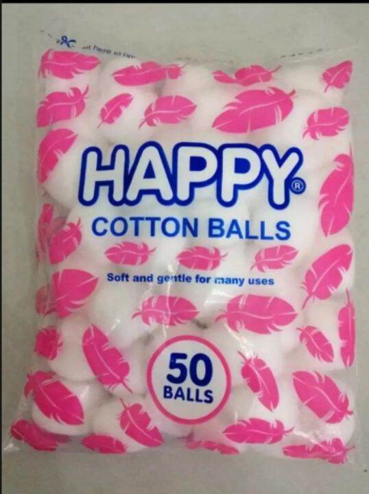 Happy Cotton Balls 50/150/300 Lazada PH