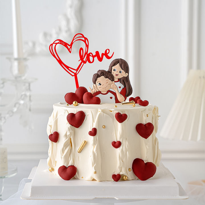 Small anniversary cake | Wedding anniversary cakes, Anniversary cake,  Beautiful cakes