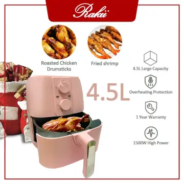 Bear 4.5L Multi-functional Air Fryer Healthy Cooking Oil Free with Non  Stick Basket Coat 1350W Power