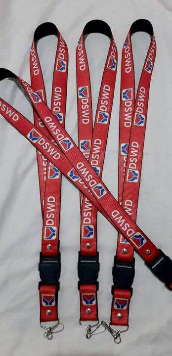 DSWD ID LACE LANYARD[RED] | Lazada PH