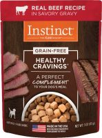 อาหารเปียกสุนัข Instinct Healthy Cravings สูตร เนื้อวัว ขนาด 85 g