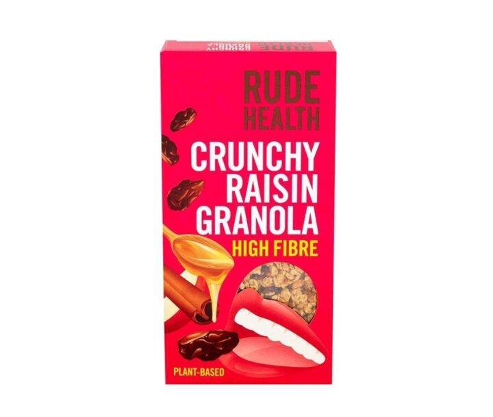 Rude Health Crunchy Raisin Granola High Fibre Plant Based 400g