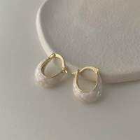 oval hoop - morning.earrings