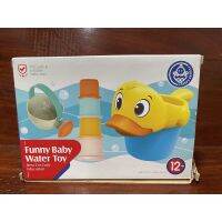 funny baby water toy happy paddle ของเล่นอาบน้ำเด็ก ถังตักน้ำเป็ด