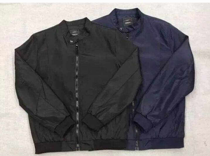 Best Seller Plain Bomber Jacket Chinese Collar/Office attire Lazada PH