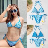 Bikini 2 สี ฟ้า เหลือง ขับผิว สวยมาก พร้อมส่ง