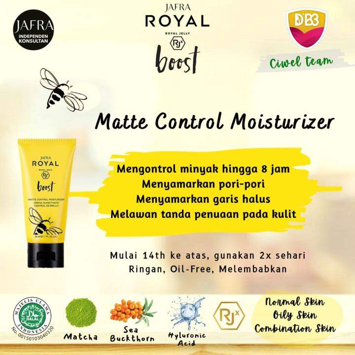 Free Ongkir/ COD, Jafra Royal Boost moisturizer Magte Control Normal