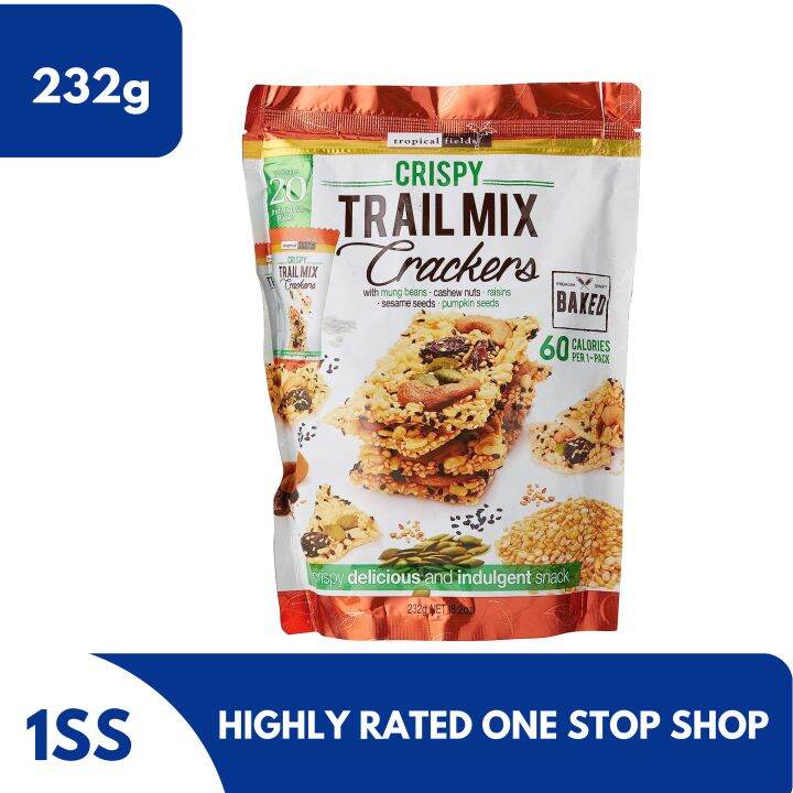 Tropical Fields Crispy Trail Mix Crackers, 232g Lazada PH