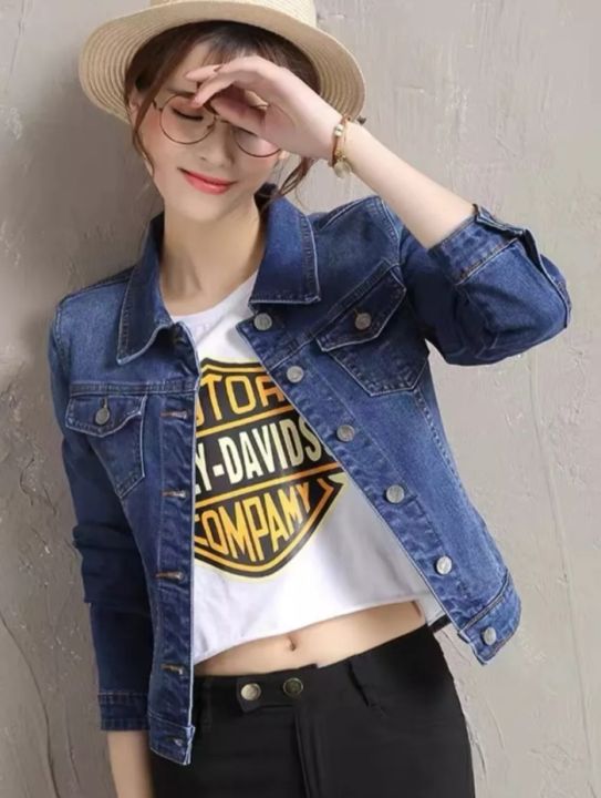 Denim hotsell jacket lazada