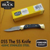 มีด Buck 055. ด้ามไม้มะเกลือแท้  055 The 55™ Knife คลาสสิค กระทัดรัด