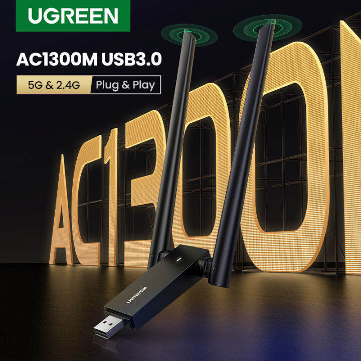 Ugreen Wifi Adapter With Amplifier Mbps Ghz Ghz Dual Band Usb