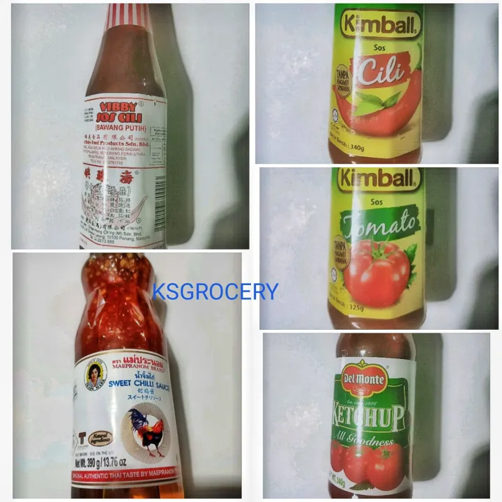 Delmonte Vibby Maepranom Nkj's KG KOH Kimball Tomato Sauce Thai Garlic