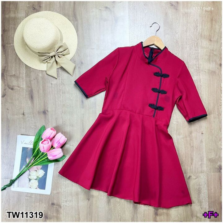 11319-dress-เดรสกี่เพ้าแดง-ต้อนรับเทศกาลตรุษจีนมาแล้วคร้า