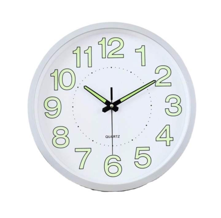 นาฬิกา-นาฬิกาแขวน-ผนัง-ทรงกลม-รุ่น-quartz-295-ขนาด-12-นิ้ว-นาฬิกาพรายน้ำแท้