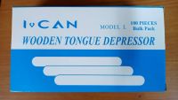 ไม้กดลิ้น I can (Wooden Tongue Depressor) Model L บรรจุกล่องละ100อัน พร้อมส่ง!!