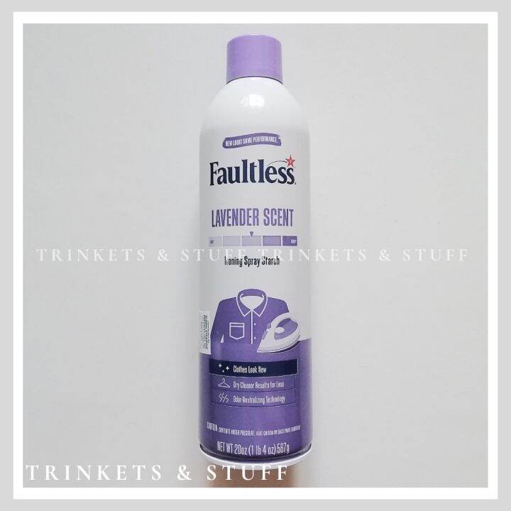 Faultless Lavender Scent Ironing Spray Starch G Lazada Ph