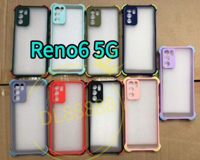 Reno6Z ✨พร้อมส่งในไทย✨(9สี)​เคสขอบนิ่มหลังแข็งขุ่นคลุมกล้อง For Oppo Reno5 5G / Reno5 / Reno6 5G / Reno 6Z 5G / Reno6z 5G