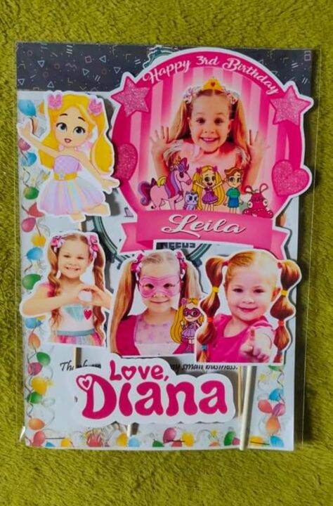 Love Diana Cupcake Toppers 