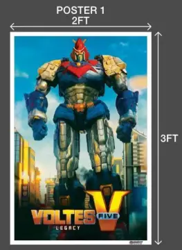 VOLTES ANIME RETRO PINOY TOY SIPIT POSTER BLUE Sticker for Sale