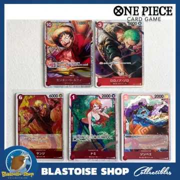 55Pcs/Box ONE PIECE Gold foil card Anime Luffy Zoro Shanks Trading