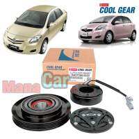 หน้าคลัช คอมแอร์ CoolGear TOYOTA VIOS NCP93 YARIS NCP91 ปี2007-12 (0030) Denso