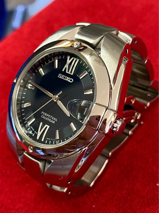 seiko-perpetual-calendar-quartz-ตัวเรือนสแตนเลส-ปฏิทิน100-ปี-นาฬิกาผู้ชาย-มือสองของแท้