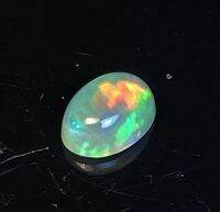 โอปอลเล่นสีธรรมชาติ 0.47cts 6.5x4.5mm 0.47cts natural color play opal 6.5x4.5mm