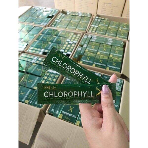 mine-chlorophyll-x-คลอโรฟิลล์เอ็กซ์-คลอโรฟิลล์มายมิ้น-ล้างสารพิษ-ในลำไส้-รีดไขมันส่วนเกิน-1-กล่อง-มี-5-ซอง