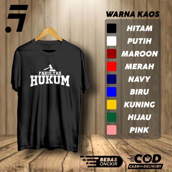 Kaos Baju Fakultas Hukum Sablon Plastisol Kaos Distro