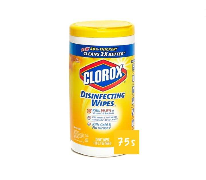 Clorox Crisp Lemon Disinfecting Wipes 75s Lazada PH