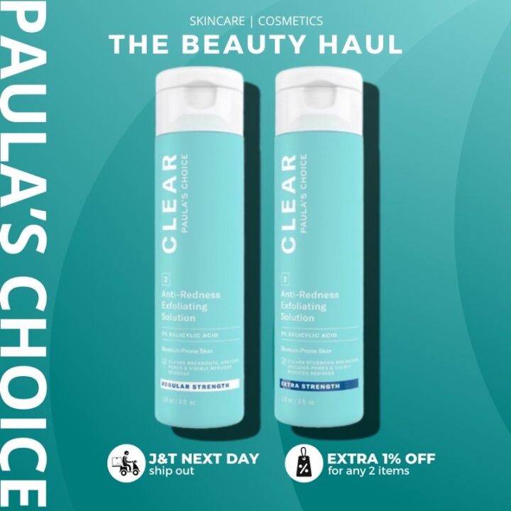 Paula’s Choice Clear Acne Anti-Redness Exfoliating Solution 2% ...