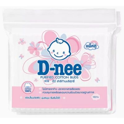 D-nee  Cotton Buds สำลีก้าน 200 ก้าน