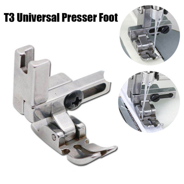 Universal Foot T3 Adjustable Cording/Regular/Zipper Industrial Sewing