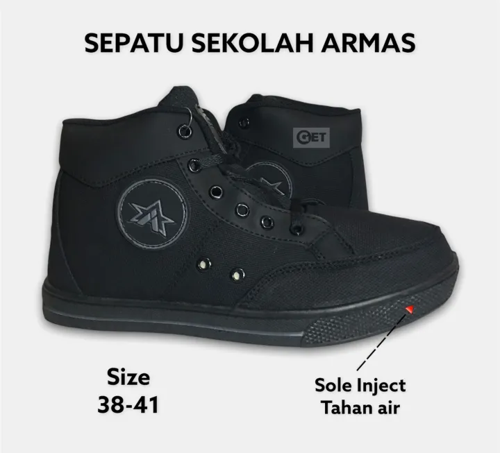 sepatu boot canvas priasepatu sekolah priasepatu dallassepatu sekolahsneakers priasneakers bootdallas campus hcevlog