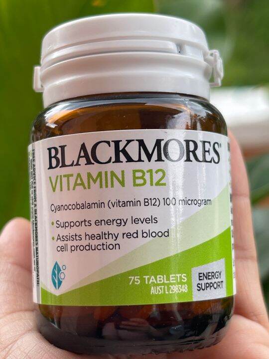 Blackmores Vitamin B12 Energy Support 75 TabletsIMPORTED FROM