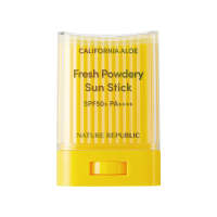 ของแท้ 100% ( แพ็คเกจใหม่ ) Nature republic california aloe fresh powdery sun stick SPF50+ PA++++ 24g.