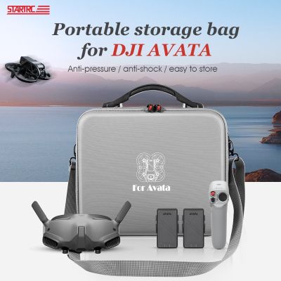 STARTRC Portable Shoulder Bag for DJI Avata FPV Drone Flight Goggles V2 Combo Set Storage Bag DJI Goggles 2 Carrying PU Handbag