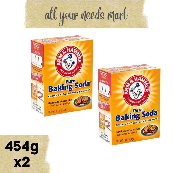 ARM & HAMMER • BAKing Soda • 454g x2 Lazada PH