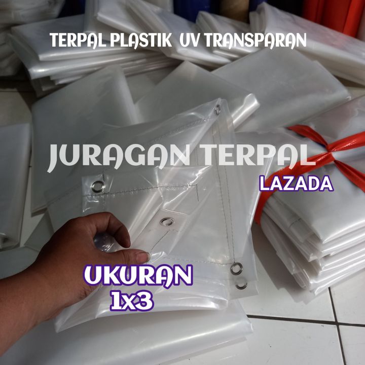 Terpal Plastik Bening Transparan Ukuran 1x3 Lazada Indonesia 1831