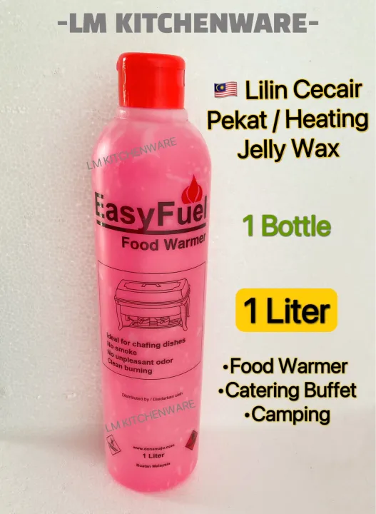 1 LITER THERMOGEL HEATING JELLY WAX HEATING GEL / EASY FUEL FIRE GEL