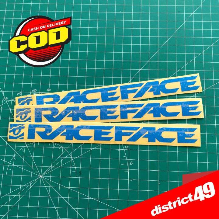 Sticker cutting Race face - Cutting sticker Race face - Stiker Race ...