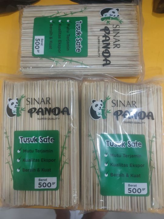 Tusuk Sate Bambu Panda Isi 500g 1 Bungkus Lazada Indonesia