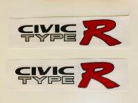 สติกเกอร์ CIVIC TYPE R ติดตรงประตู 2 แผ่น ซ้ายขวา